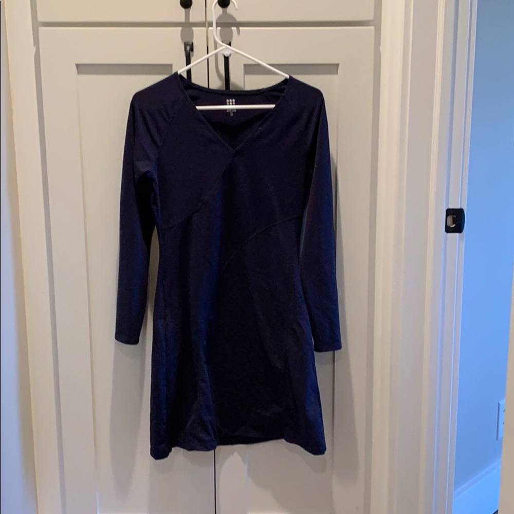 Title Nine Navy Blue V-Neck Dress